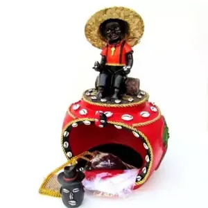 New Casa De Elegua Santeria / House of Eleggua  12" Orisha Yoruba Religion statue boy