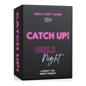 Catch Up! Girls Night Strategy Card Game for Bars, Drinking Board Games, Improve Your Reflexes, Fun Party Game for Friends Gathering, Tabletop Games, Board Games Night