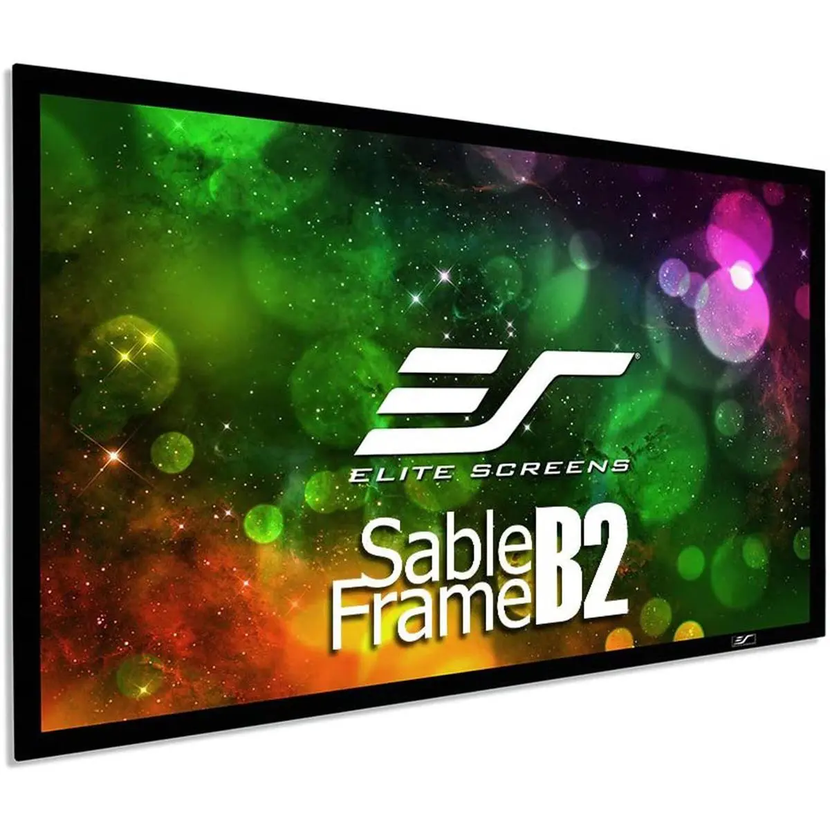 Elite Screens Sable Frame B2 135" 16:9 Active 3D 4K/8K Ultra HD Fixed Frame Home Theater Projection Projector Screen with Kit