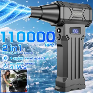 2 in 1 Blow & Suction Turbo Blower | Perfect For Car, Snow & Keyboard Cleaning, Super Power Blower