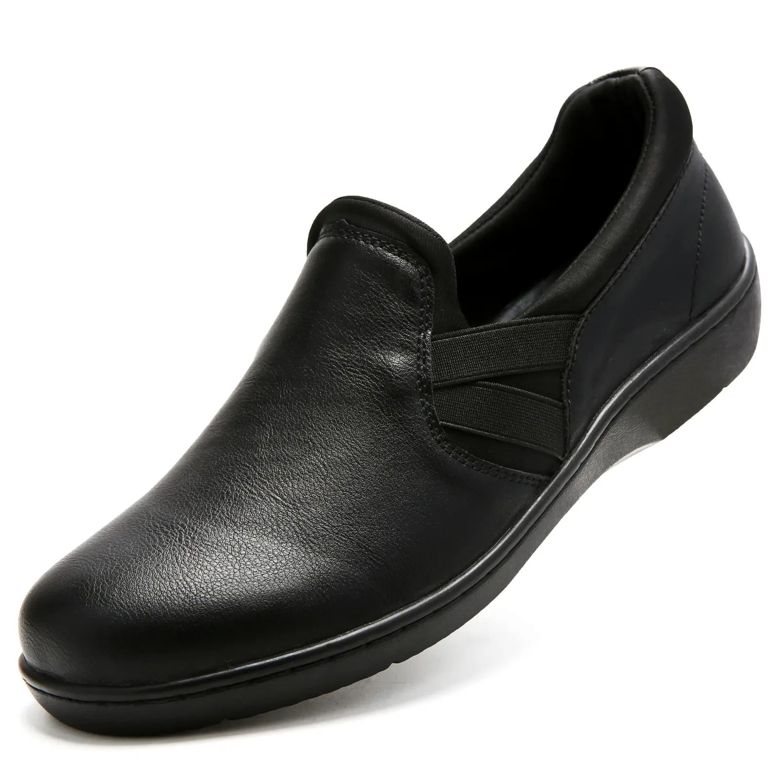 Barefoot Flats Shoes for Women Women’s Breathable Walking Shoes Lightweight Slip On Sneakers for Casual Daily Wear Travel and Work Non Slip Soft Sole Comfy PU leather Shoes for Women