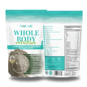 NUR-ME Whole Body Nutrition Superfood Supplement with Essential Aminos Antioxidant Complex Vitamin Plant-Based Formula for Immune Health & Fitness - Healthcare