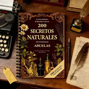 Spanish Natural Therapy Handbook, Ideal for Bullet Journals, Decorative Piece, Learn Health Vocabulary in Spanish, Notebook Journal