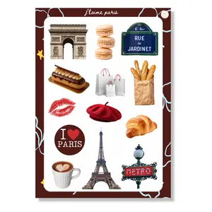 Paris Sticker Sheet