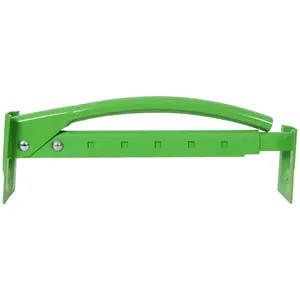 By Brick Tongs Heavy Duty Green Yellow Metal Handle Paver Claw for Lifting Masonry Work Efficiently Adjustable Design Durable Protection Against Rust