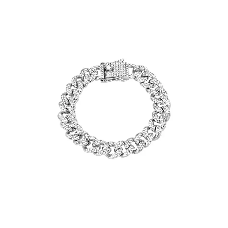 Men's Diamond Cuban Bracelet by HANGOVEER NYC