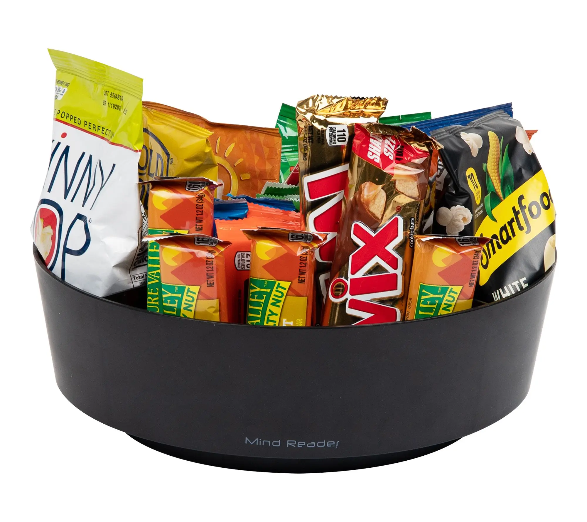 Mind Reader Snack Carousel, Countertop Organizer, Snack Tray