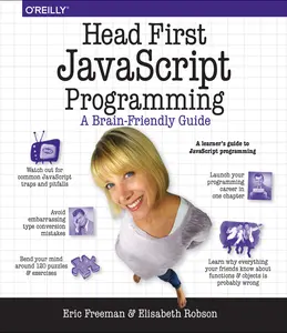 USED-Head First JavaScript Programming: A Brain-Friendly Guide by Freeman, Eric (Paperback)
