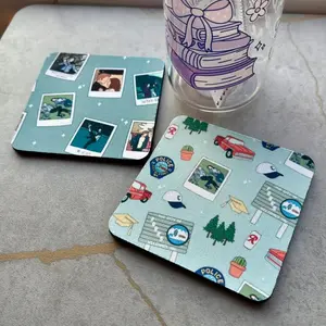 Twilight Inspired Symbols Coasters - Set of 2