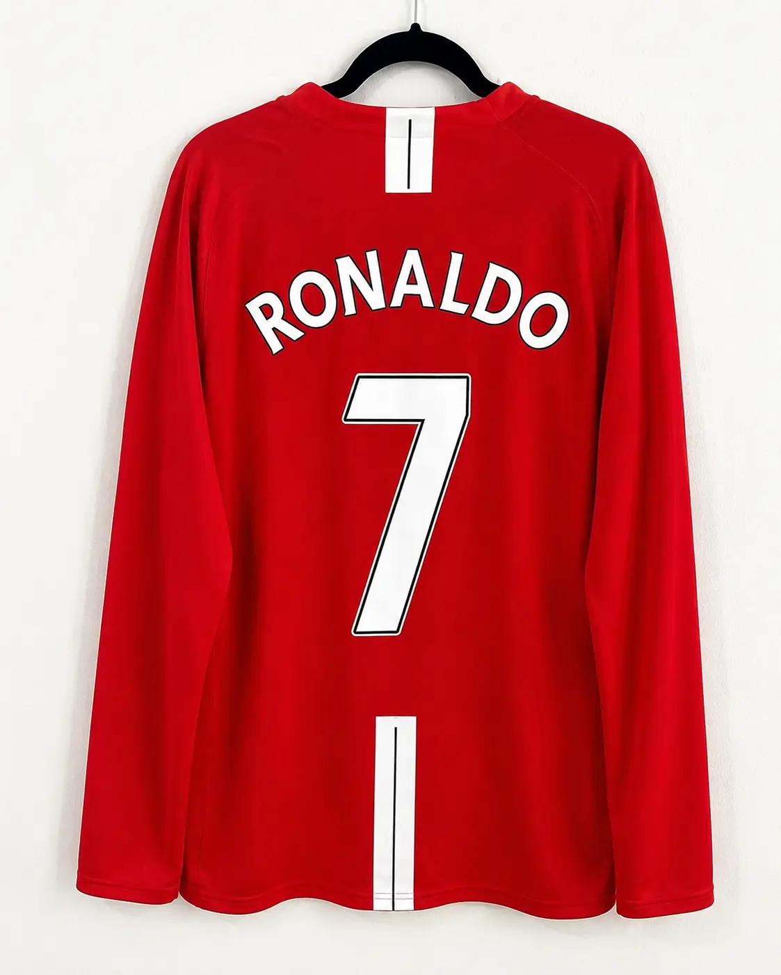 C.R #7 2008 Retro Football Jersey – Long Sleeve, Full Logo, Ship 7–15 Days