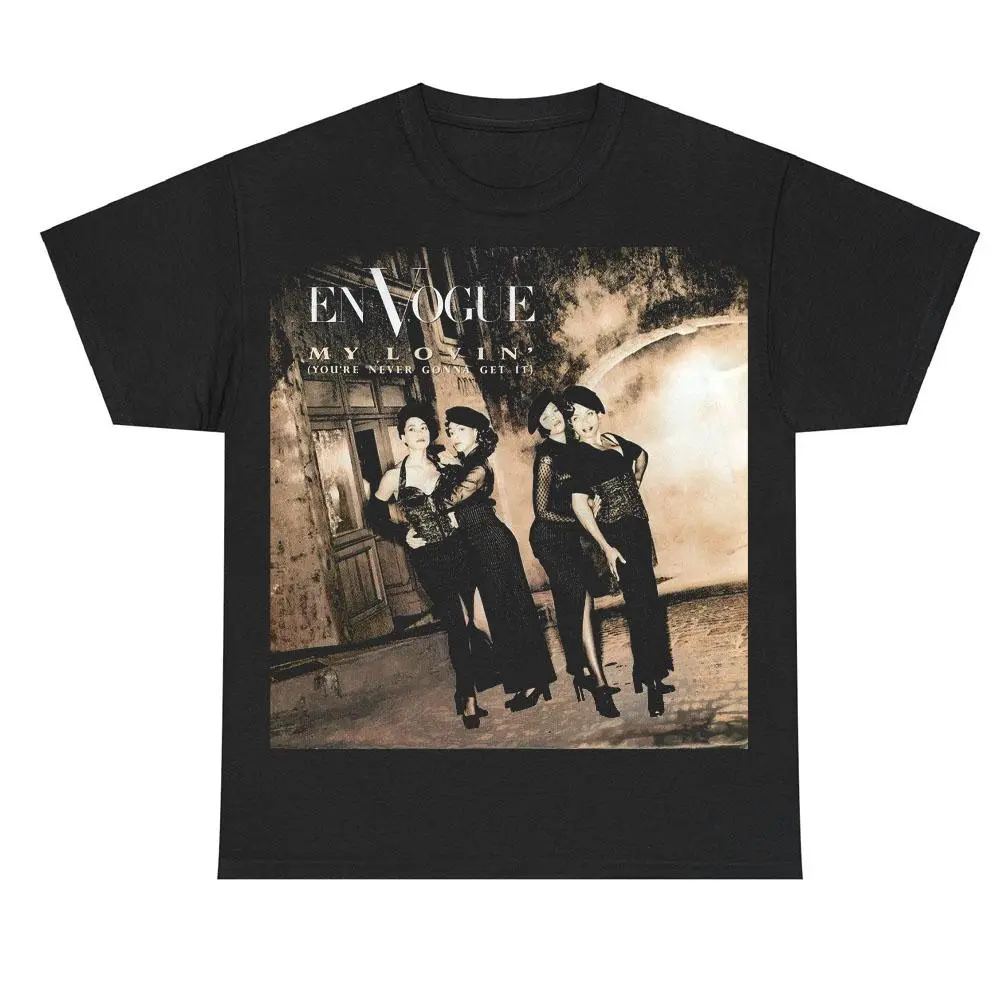 En Vogue Vintage Music T-Shirt, Classic R&B Girl Group Graphic Tee, Unisex Casual Streetwear
