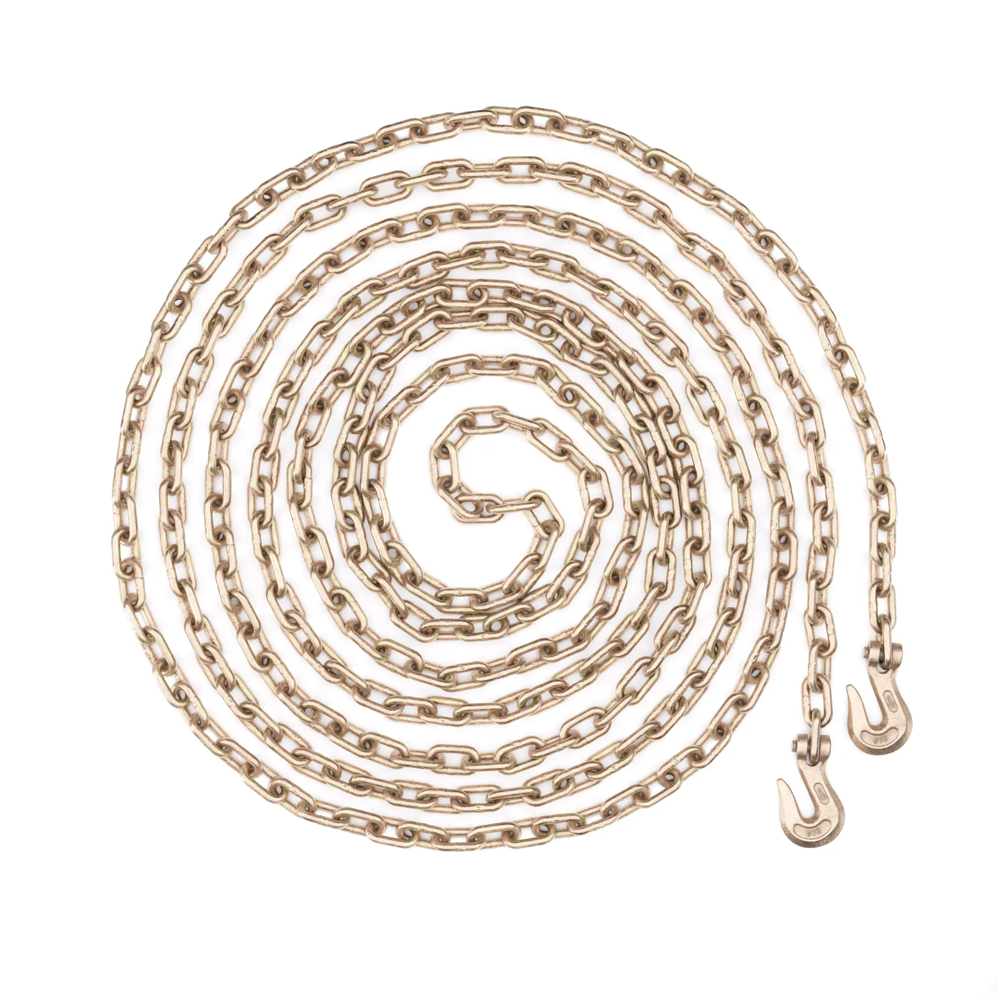5/16 inch Grade 70 Transport Chain with Grab Hooks 5/16 inch Grade 70 Transport Chain with Grab Hooks