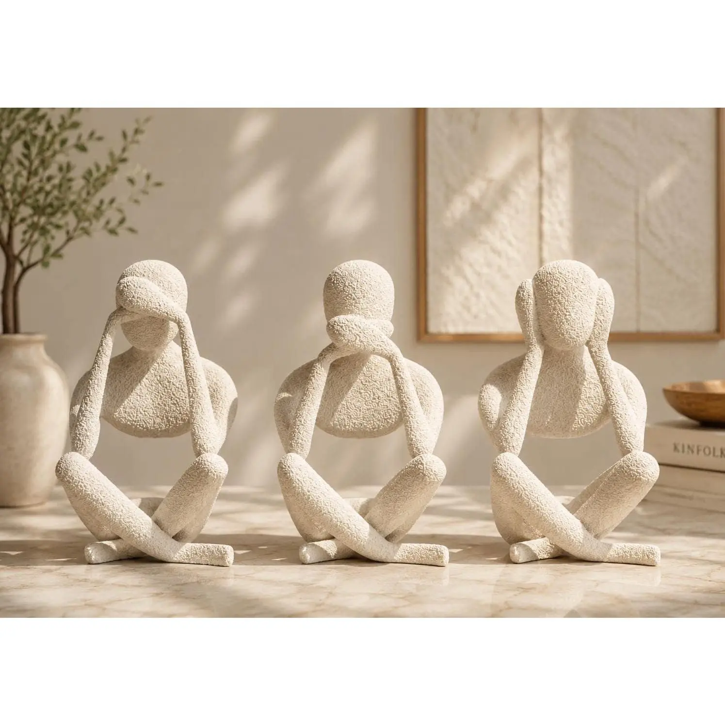 Three Wise Figures Statue Set - 8" Three Wise Figures Statue Set - 8"