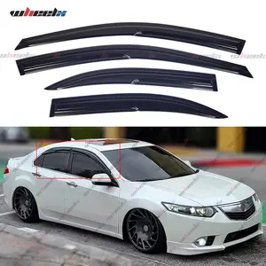 For Acura TSX CU2 Sedan 2009-2014 Window Visors Rain Guards , Window Deflector Rain Guards Sun Visors Vent Deflectors, Tape-On Style Auto Accessories Car Accessories Automotive Vehicle