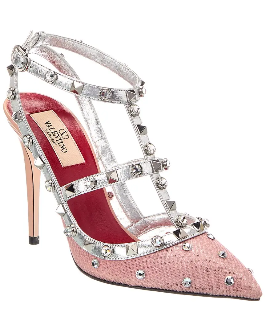 Valentino Garavani Rockstud 100 Leather Pump