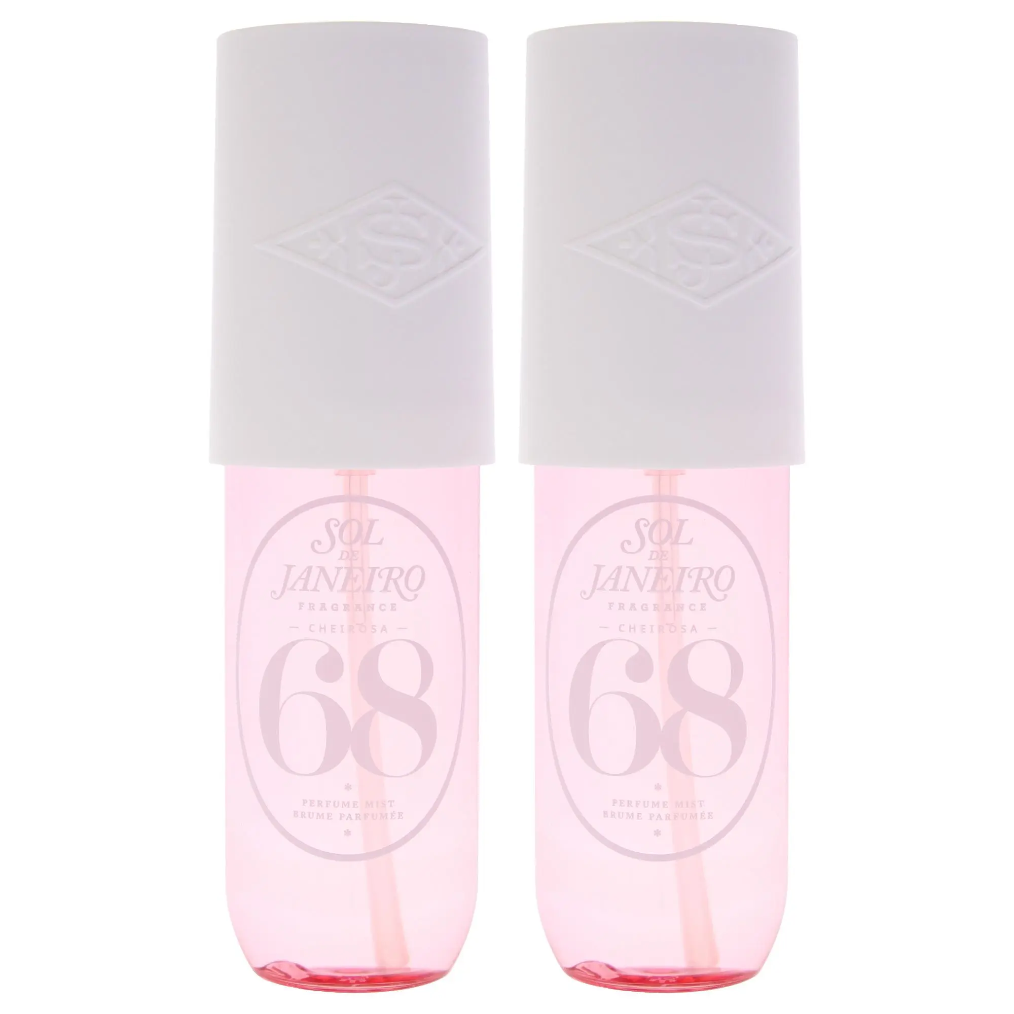 Sol de Janeiro Brazilian Crush Cheirosa 68 Mist Spray - Women's Fragrance with Brazilian Jasmin, Pink DragonFruit - 3 oz Perfume Mist - Pack of 2