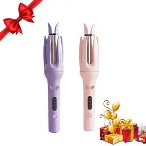 Automatic Hair Curling Iron, 28mm Hair Curler,Auto Rotating Curling Iron, Negative Ion Automatic Hair Hair Curl Wand, 4 Modes Temperatures Rotating Curling Iron for Women, Curl Maker, Hair Styling Tools for Home& Travel