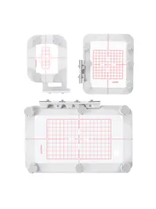 Magnetic Hoop Set for Brother SE600 PE550D SE700 PE535 SE400 PE525 PE540D PE500 SE625 SE425 Innov-is Babylock, Metal Magnet Embroidery Machine Sash Frames