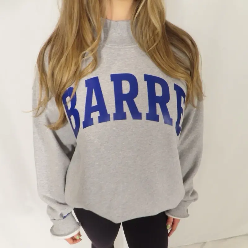 “BARRE” Oversized  Mockneck
