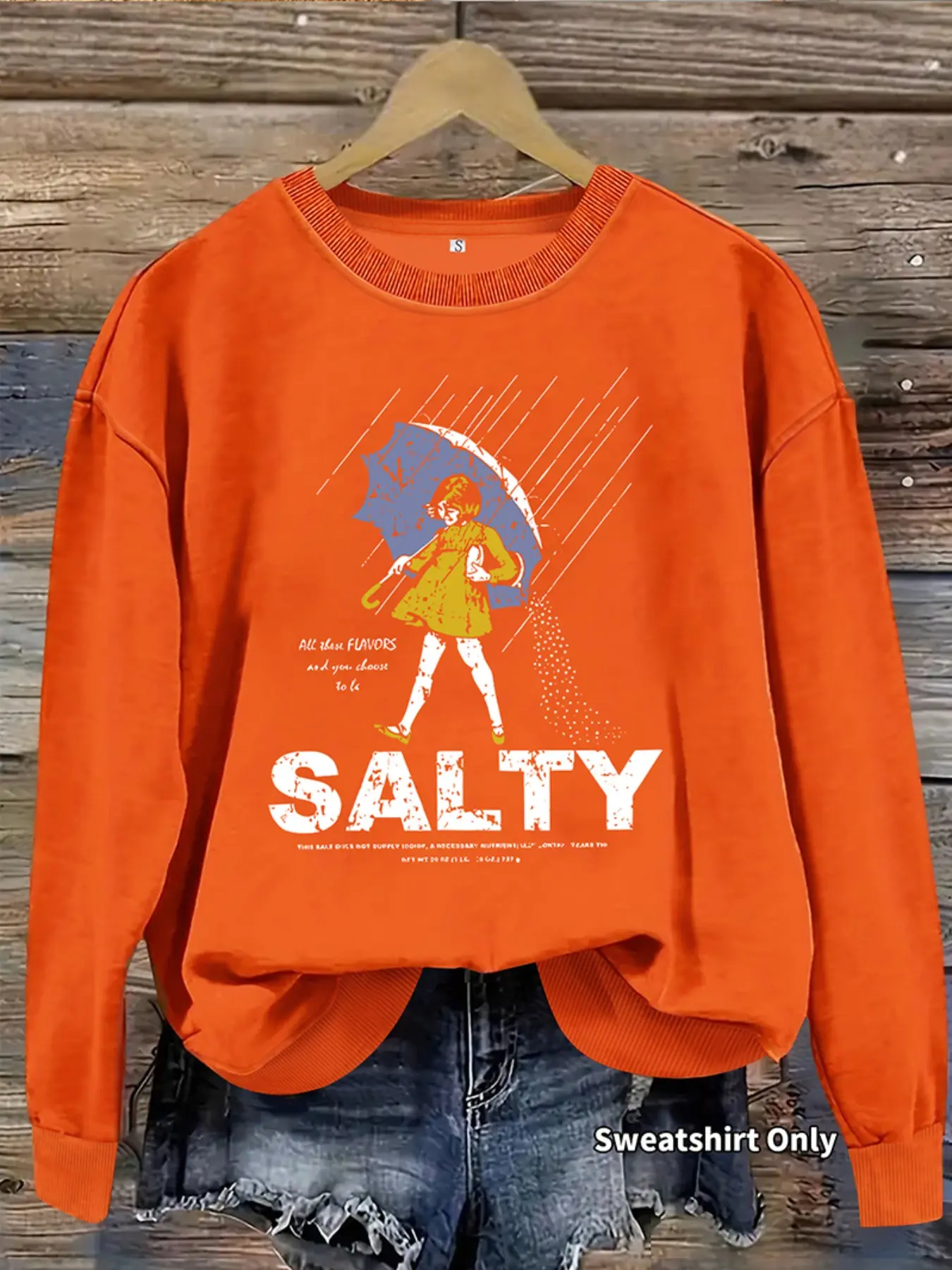 Women's Casual Everyday Graphic Pullover Sweater, Soft Long Sleeve Round Neck Sweatshirt, Cozy Sweatshirt, All Seasons Fitted Comfortable Fit, Womenswear Tops, Lady