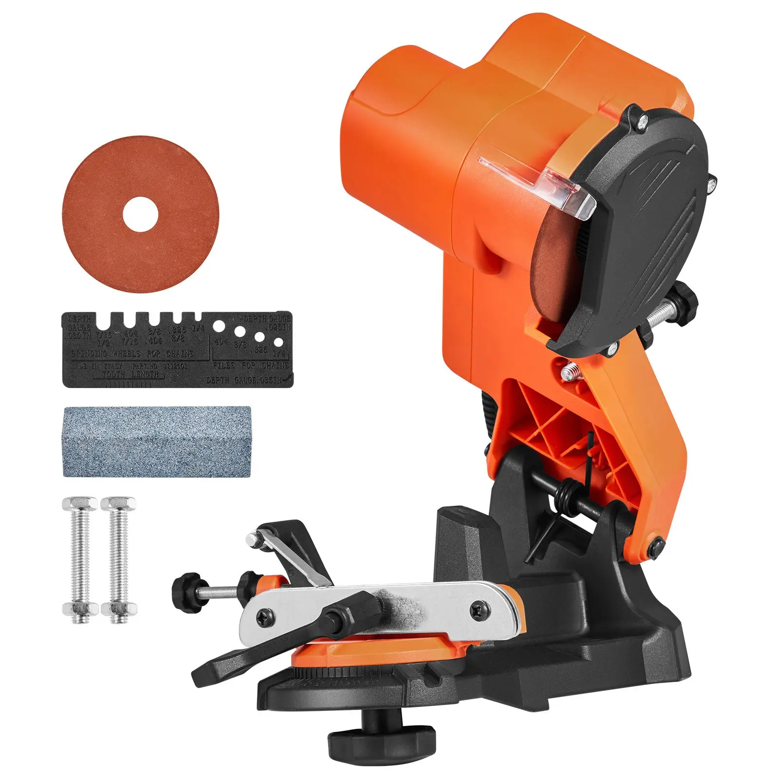 【DealsForYouDays】VEVOR Electric Chainsaw Sharpener, 85W Bench Saw Chain Sharpener 5000RPM, Professional Chainsaw Sharpening Tool with 2 Grinding Wheels for Woodworking, Logging, Gardening