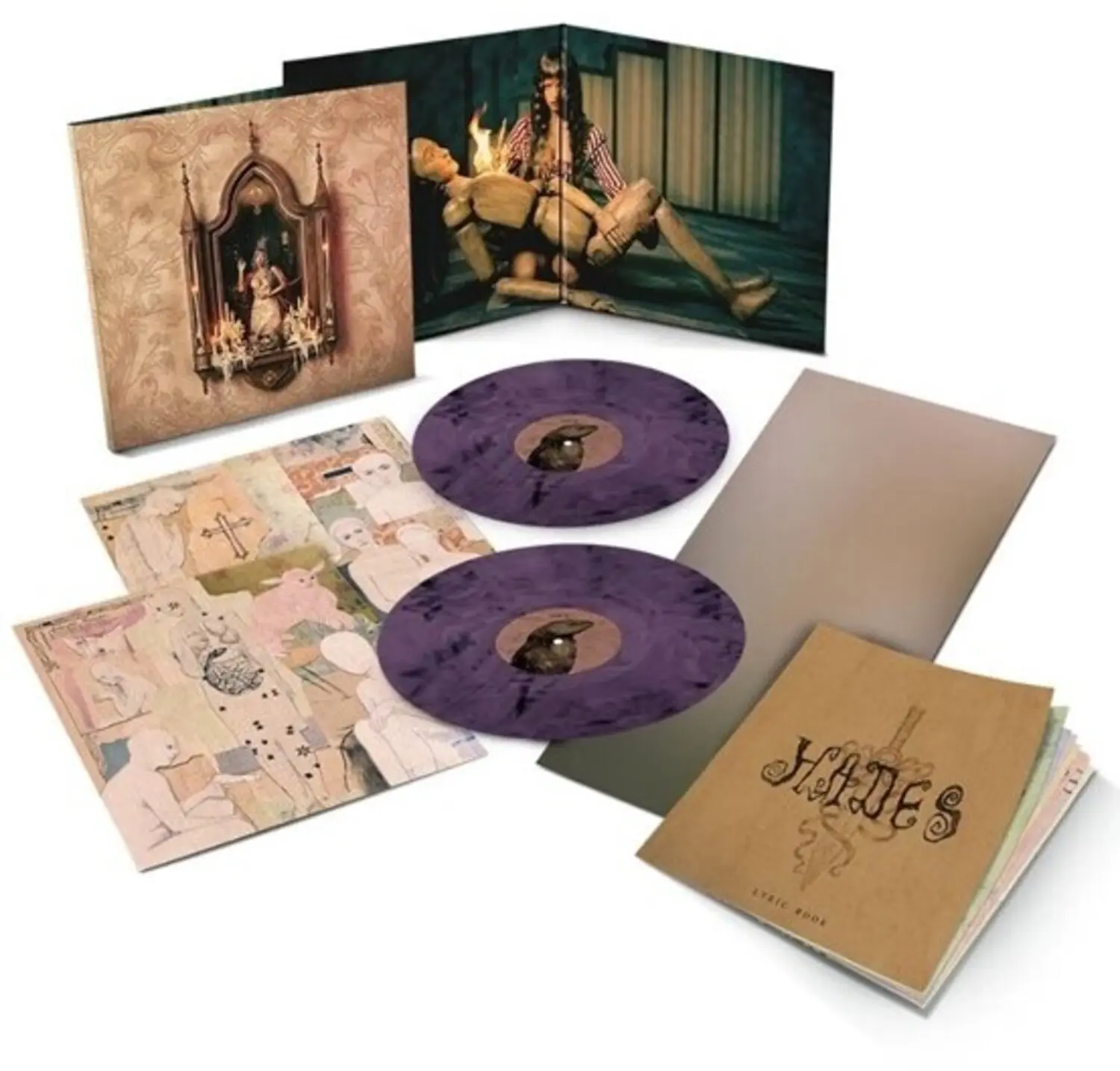 Melanie Martinez - Hades - Limited Smoked Plum Colored Vinyl with Poster  [VINYL RECORD - LP] Colored Vinyl, Ltd Ed, Purple, Smoke , Poster, Italy - Import