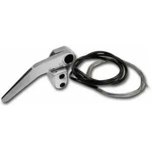 212 MAIN AutoLoc Power Accessories AUTARM1 Model Latch System, Chrome Latch Release System with Cable and Housing, Quick Install Chrome Finish