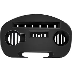 Zero Gravity Chair Tray, Multifunctional recliners Cup Holder Tray, Zero Gravity Lounge Chair Cup Holder, Utility Clip on Side Recliner Table/Tray for ipadmini/Air/Pro, Cellphone, Cup-Black