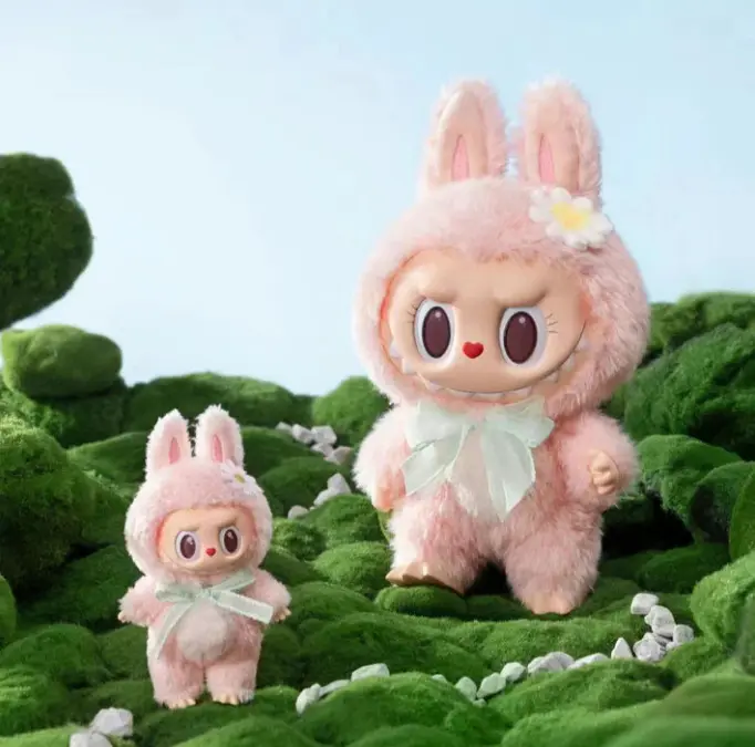 (Cat10019)Mokoko Close To Sweet Vinyl Plush Haning Card and large Dolls