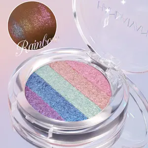 Chameleon Eyeshadow Palette, Five Colors Pearl Glitter, Long-Lasting Metallic Shine, Festival Eye Makeup, Highlighter for Eyes & Cheeks, Glitter Shimmer Eyeshadow