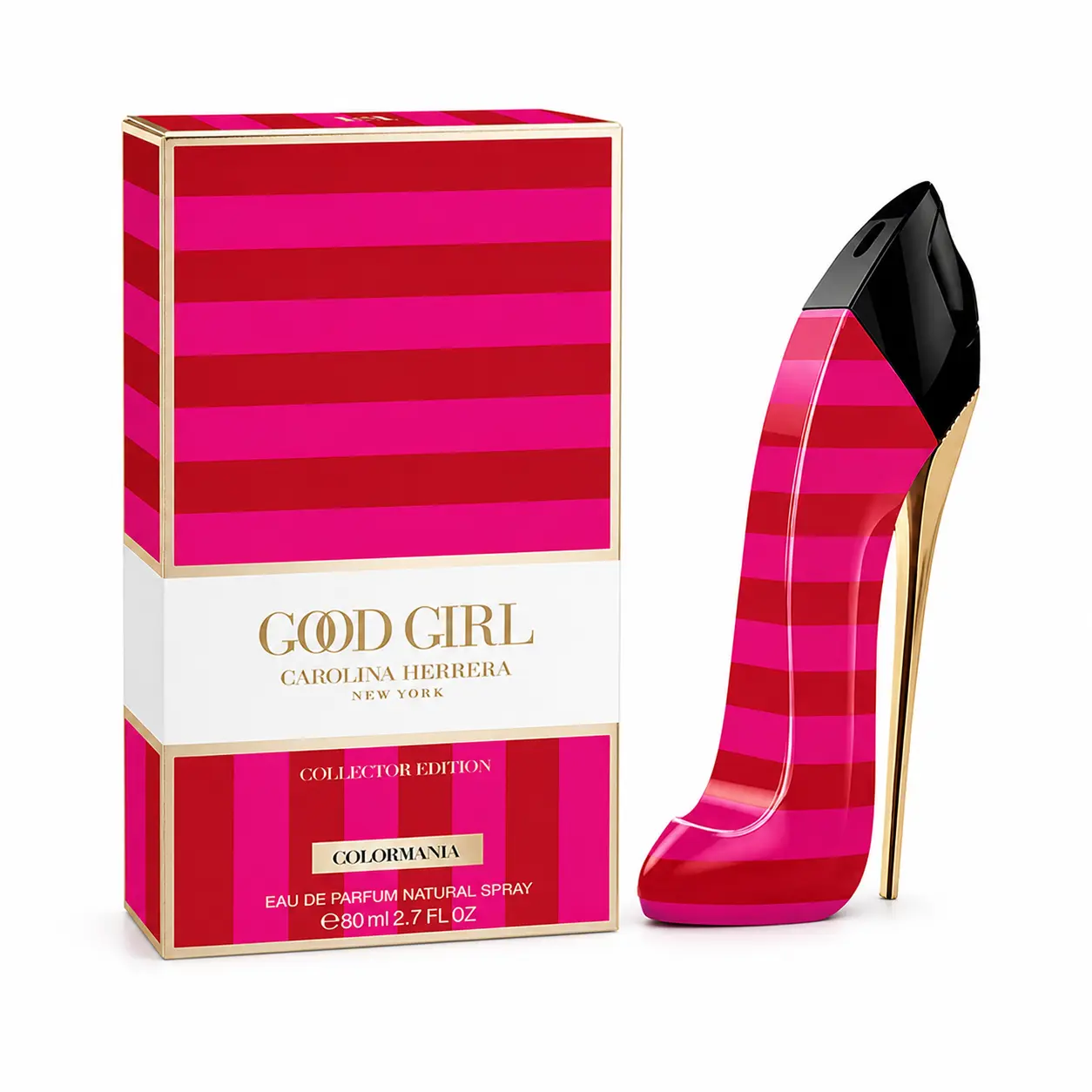 Limited Edition Stiletto Bottle, Carolina Herrera Good Girl Colormania Eau de Parfum for Women, 2.7 fl oz / 80 mL