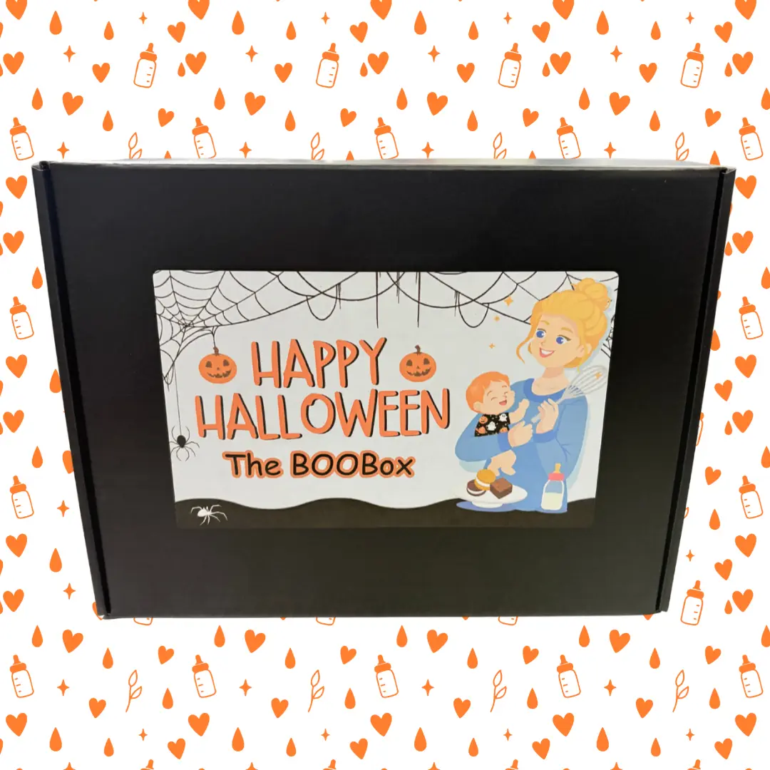 BOOBOX Halloween Lactation Treat Sample Box - Chocolate, Milk Cookies Snack Assortment