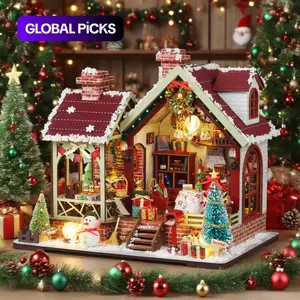 DIY Book Nook Kit 3D Wooden Creative Puzzle, Handcrafted Decorative Model for Bookshelves, Ideal Gift for Birthdays and Holidays #GLOBAL PICKS