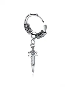 Gothic Style Sword Earrings Set, Unique Tight Fit Design, Individuality Statement Jewelry, Perfect for Gothic Fashion Lovers