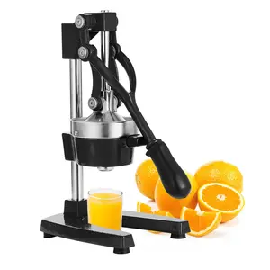 Commercial Heavy Duty Countertop Hand Press Manual Juicer Squeezer Fruit Crusher Machine for Orange Citrus Lemon Lime Grapefruit and Pomegranate