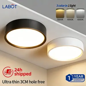 LED Small Ceiling Light, Ultra-Thin Surface Mount Cylinder Lamp, Round Pendant Light, Hallway Light, Entryway Corridor Ceiling Spotlight