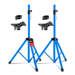 5 Core Speaker Stand Pair Height Adjustable PA DJ Tripod Studio Monitor Stands w 35mm Insert