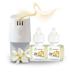 100% Natural Orange Blossom Plug in Refill Air Freshener Starter Kit