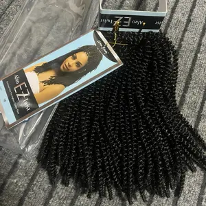 Afro EZ Twist Synthetic Braiding Hair Extension - High-Quality Fiber for Stylish Braids