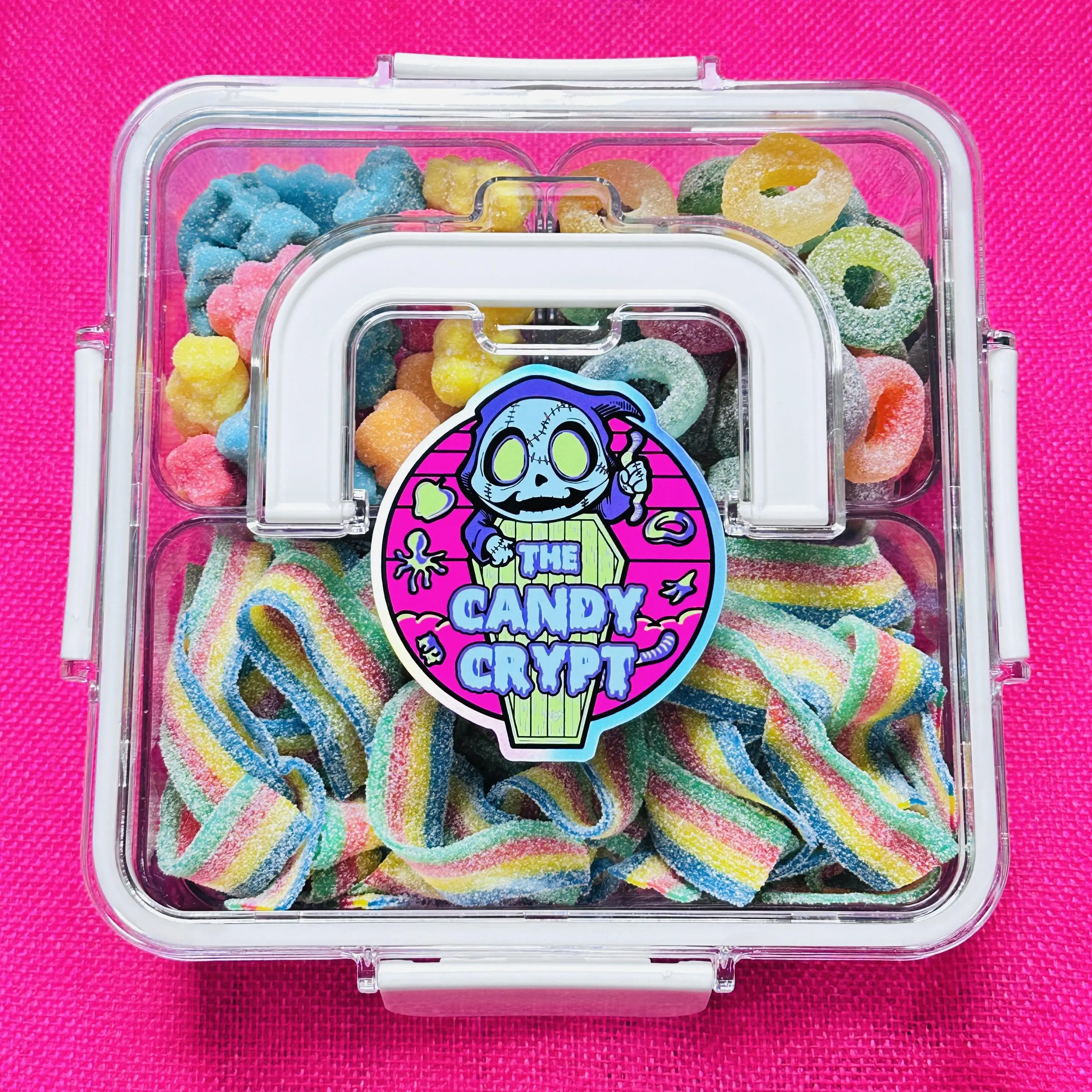 Morty’s Specialty Snack Boxes - Everyday Sweet-Sour Candy Gummy Snacks with Water, Xanthan Gum, Glycerin, and Puree Ingredients
