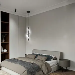 Modern Spiral Pendant Light, Ceiling Mount Adjustable Lampshade, Ideal for Dining Room & Bedside Tables, Model Xinghao My139