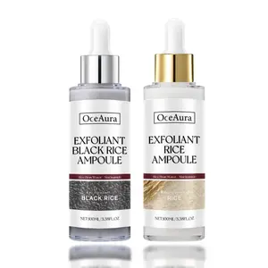 Peel Shot Glow Rice Ampoule Duo - Serums for Brightening,Exfoliating,and Moisturizing - Suitable for All Skin Types Even Tone Smooth Gentle Salicylic Acid Serum