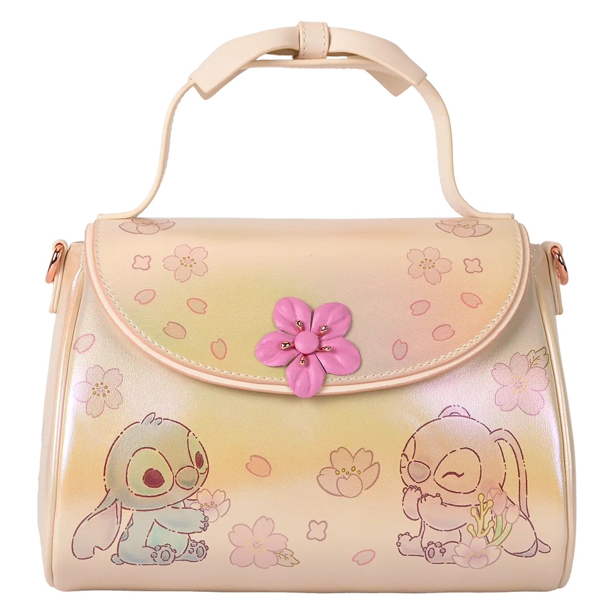 Stitch & Angel Cherry Blossom Bow Handle Crossbody Bag