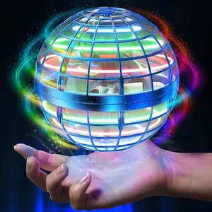 2026 Popular Toy! Levitating Flying Ball - Auto Circle Flight, Cool Glow Design, Suitable For Kids Outdoor Entertainment & Holiday Gifting