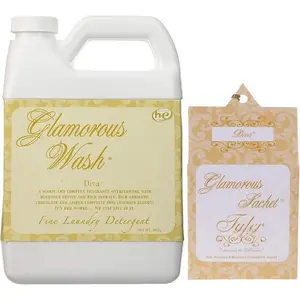 Glamorous Wash Diva Laundry Detergent 32oz w/Diva Sachets Bundle