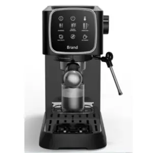 GARVEE 20Bar Fully Automatic Espresso Machine, Professional Coffee Maker with Auto Milk Frother, Touchscreen Control & Heating, QuickStart, Brushed Stainless Steel