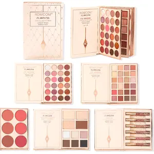 48 Colors Shimmer & Matte Flawless Eyeshadow Palette, Cosmetic All-in-One Highlight Blush Contour, Book-Shape Multi-Function Makeup Palette, Shimmering Eyeshadow Palette, Set