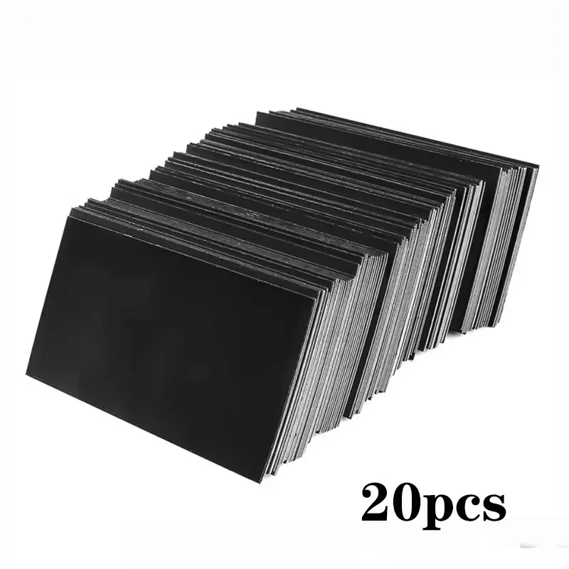 20pcs Rectangular Self-Adhesive Flexible Magnetic Stickers, Stick on Magnets, Sticky Magnets, Reusable, No Residue, Ideal for Home, Fridge, Walls, Glass, Crafts, Holiday Decorations