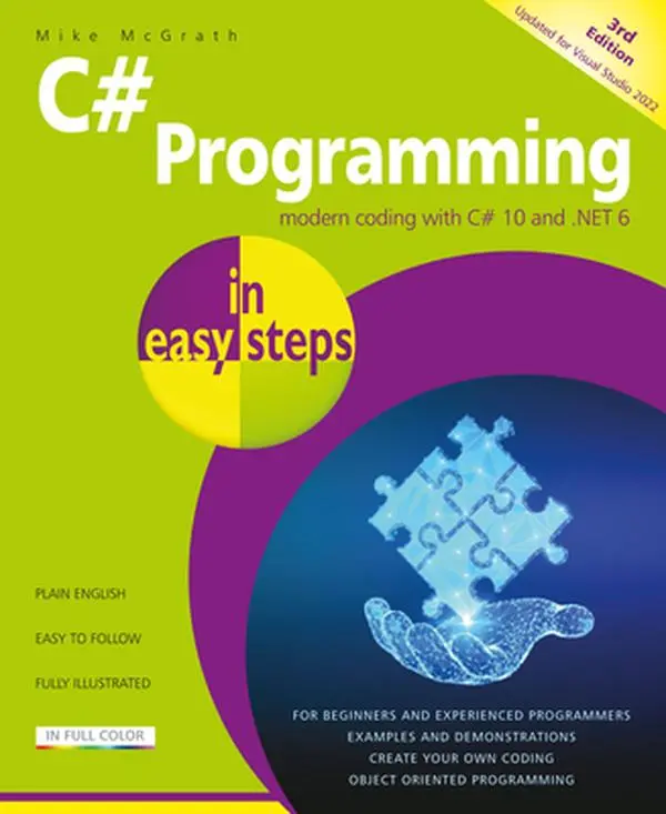 USED Book - C# Programming in Easy Steps by McGrath, Mike (Paperback) - english