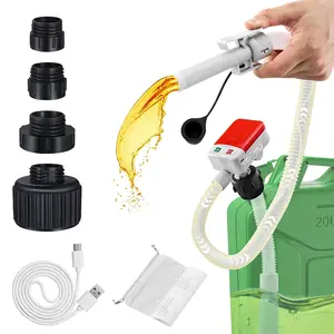 SHEKAR Portable Auto Fuel Transfer Pump Auto-Stop 3.2GPM, USB Charging for Gasoline, Diesel, Kerosene, Light Oils, Non-Potable Water, Apply to Automobiles, Motorcycles, Lawn Mowers, Chainsaws, Agricultural Equipment, Heavy Duty #Summervibes fathersdaygift
